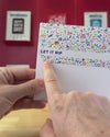 Endless Meowing Birthday Glitter Envelope