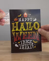 Endless Halloween Card with Glitter and Sticker Surprise