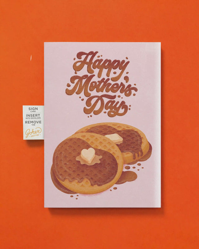 Endless "Never Gonna Give You Up" Mother's Day Card with Glitter