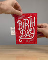 Endless Original Birthday Card with Glitter