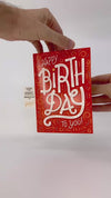 Endless Birthday Card with Glitter