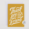 Endless Thank You Card with Glitter