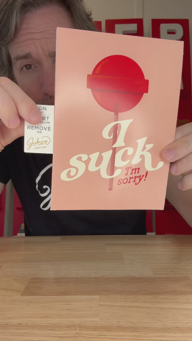 Video showing how to use I'm Sorry Card and how to setup, Samples music.