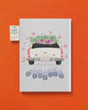 Endless Just Married Card With Glitter