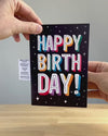 Endless Birthday Recordable Card with Glitter