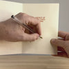 Endless High-Pitched Thank You Card with Glitter