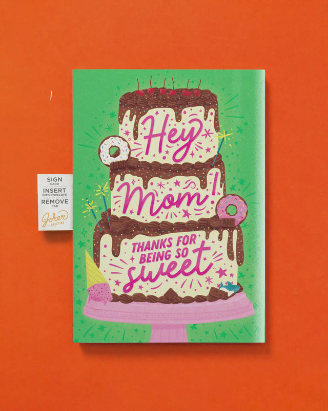Endless Baby Shark Mother's Day Card with Glitter