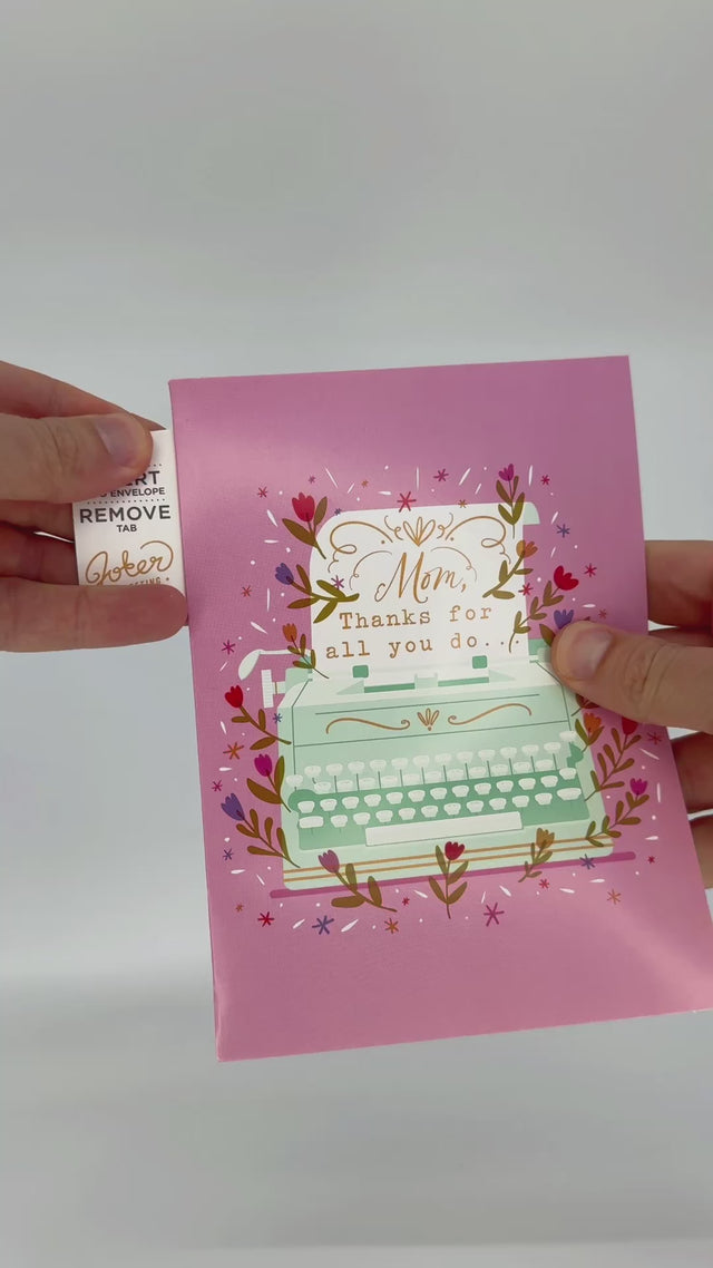 Video showing how the card works while playing a sample sound