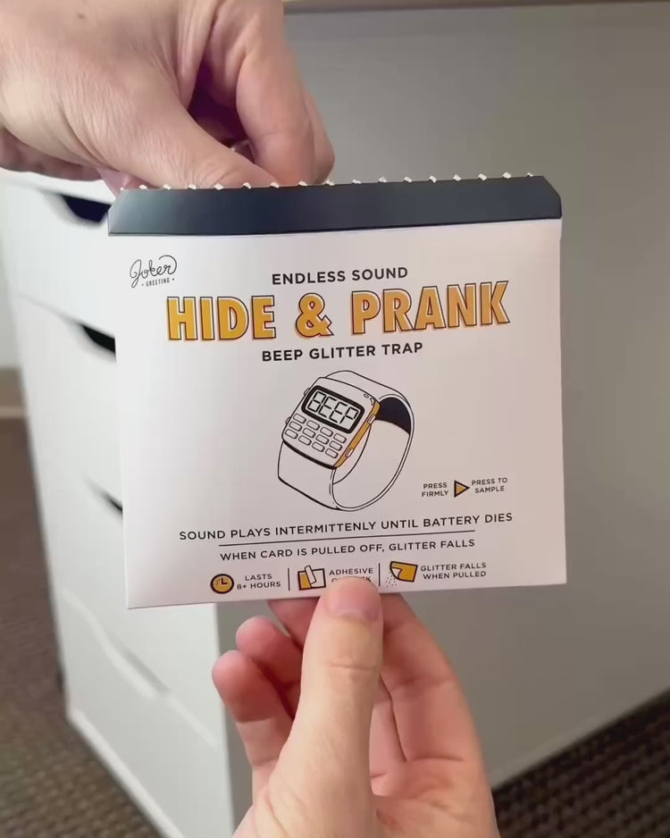 Hide & Prank Watch Beep Glitter Trap