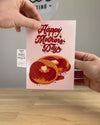 Endless "Never Gonna Give You Up" Mother's Day Card with Glitter