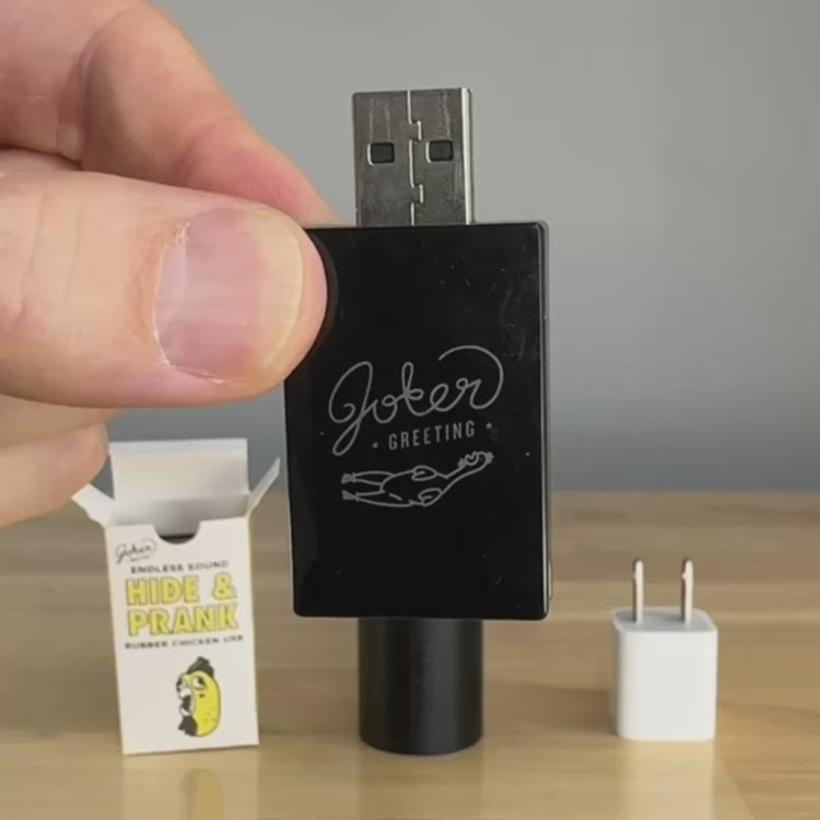 USB Rubber Chicken Prank