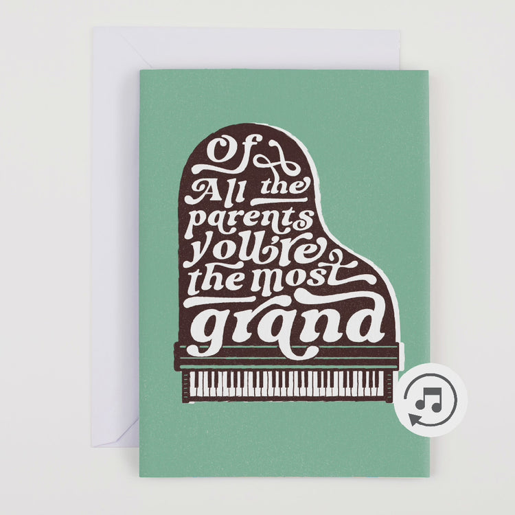 Endless Thank You Grandparent Card with Glitter