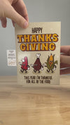 Endless Thanksgiving Card with Glitter