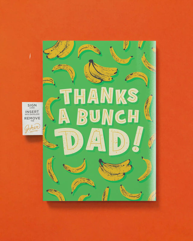 Endless Thank You Dad Card with Glitter