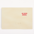  Christmas card interior showing Ya Filthy Animal message on cream colored background for holiday humor